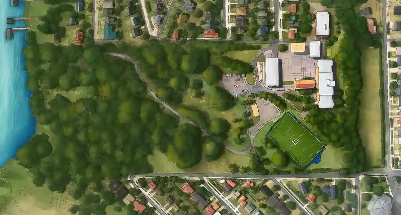 3d map illustration